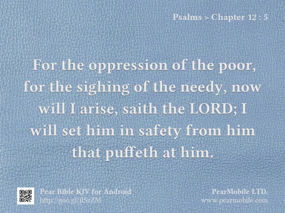 Psalms, Chapter 12:5